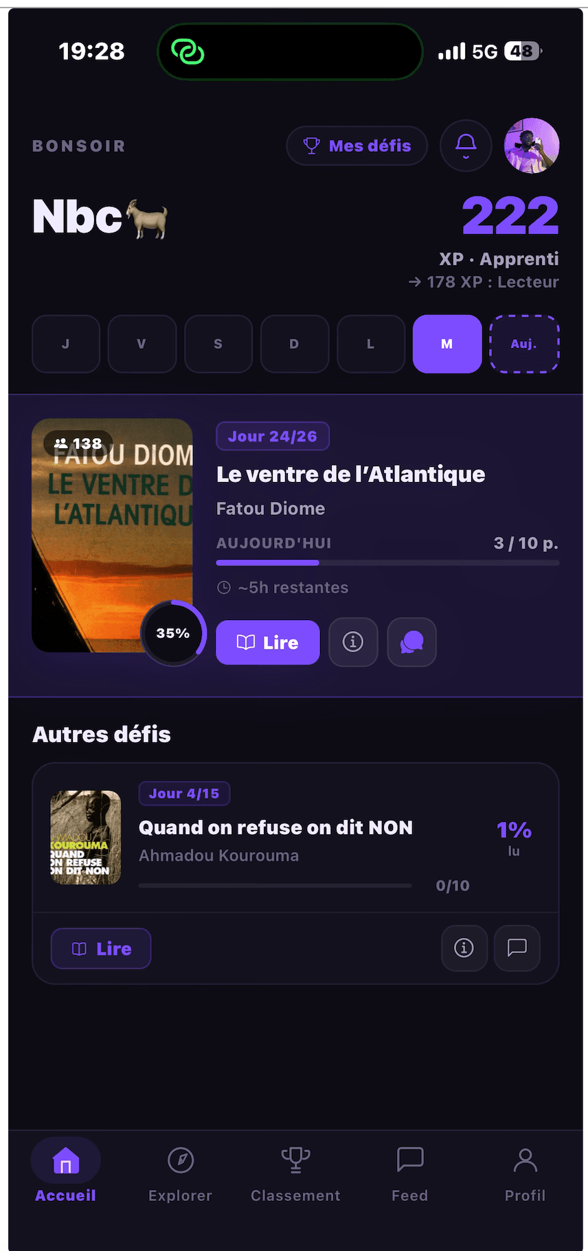 LITUP App Screenshot